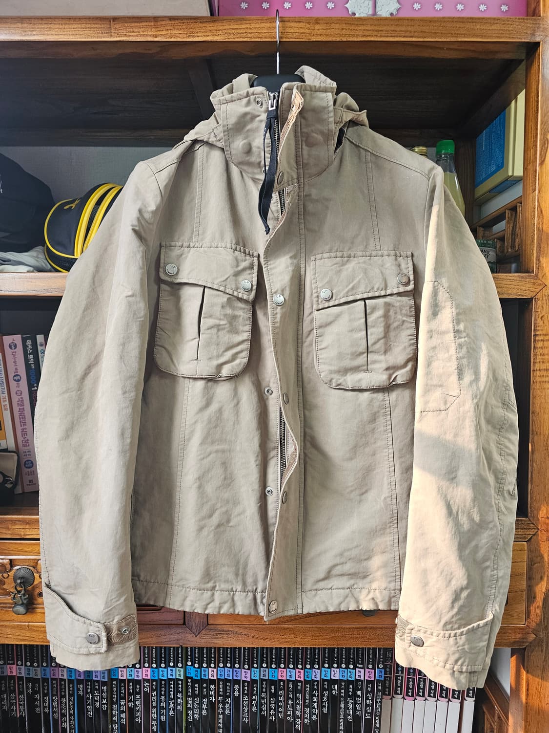 정품 씨피 CP컴퍼니 고글 자켓 베이지 팔아요 95 100 상품이미지2