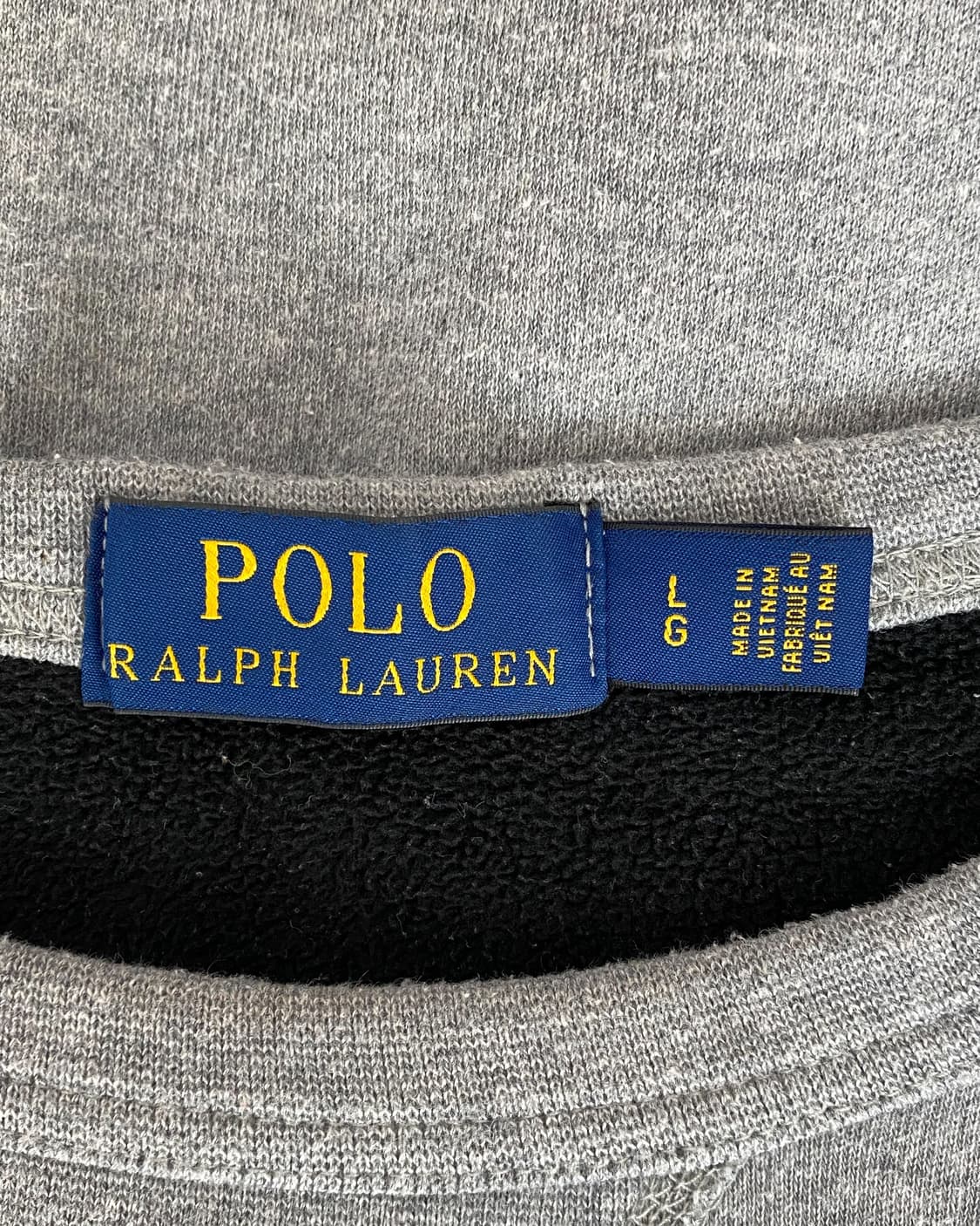 폴로 랄프로렌 헤더 그레이 플리스 크루넥 스웻셔츠 상품이미지5