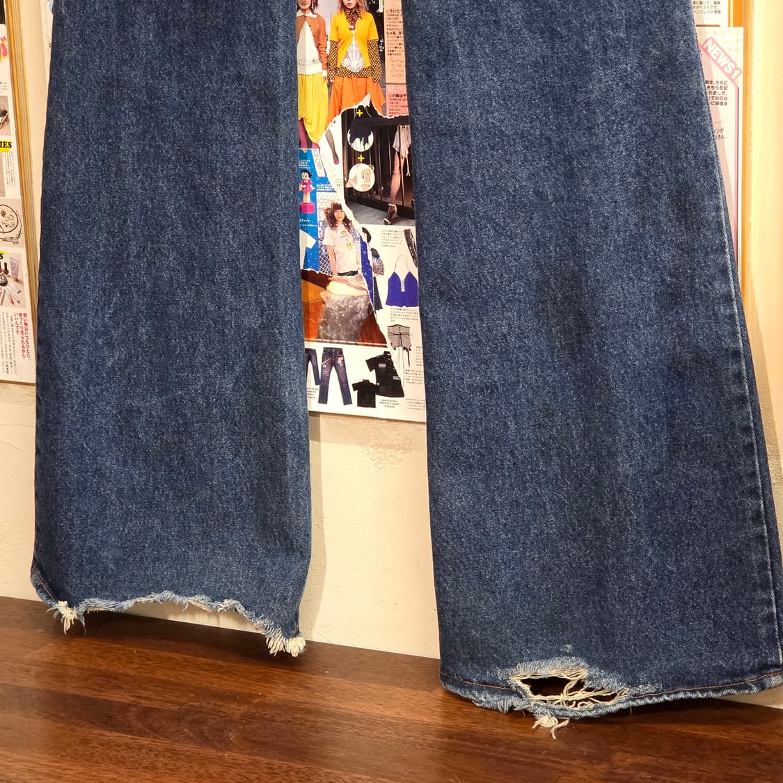 JPN 밥슨 진청 플레어 데님 팬츠 상품이미지4