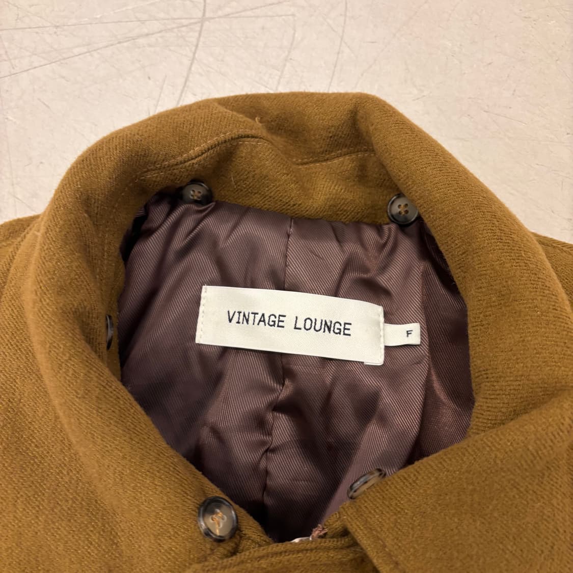 빈티지 브라운 자켓 상품이미지3