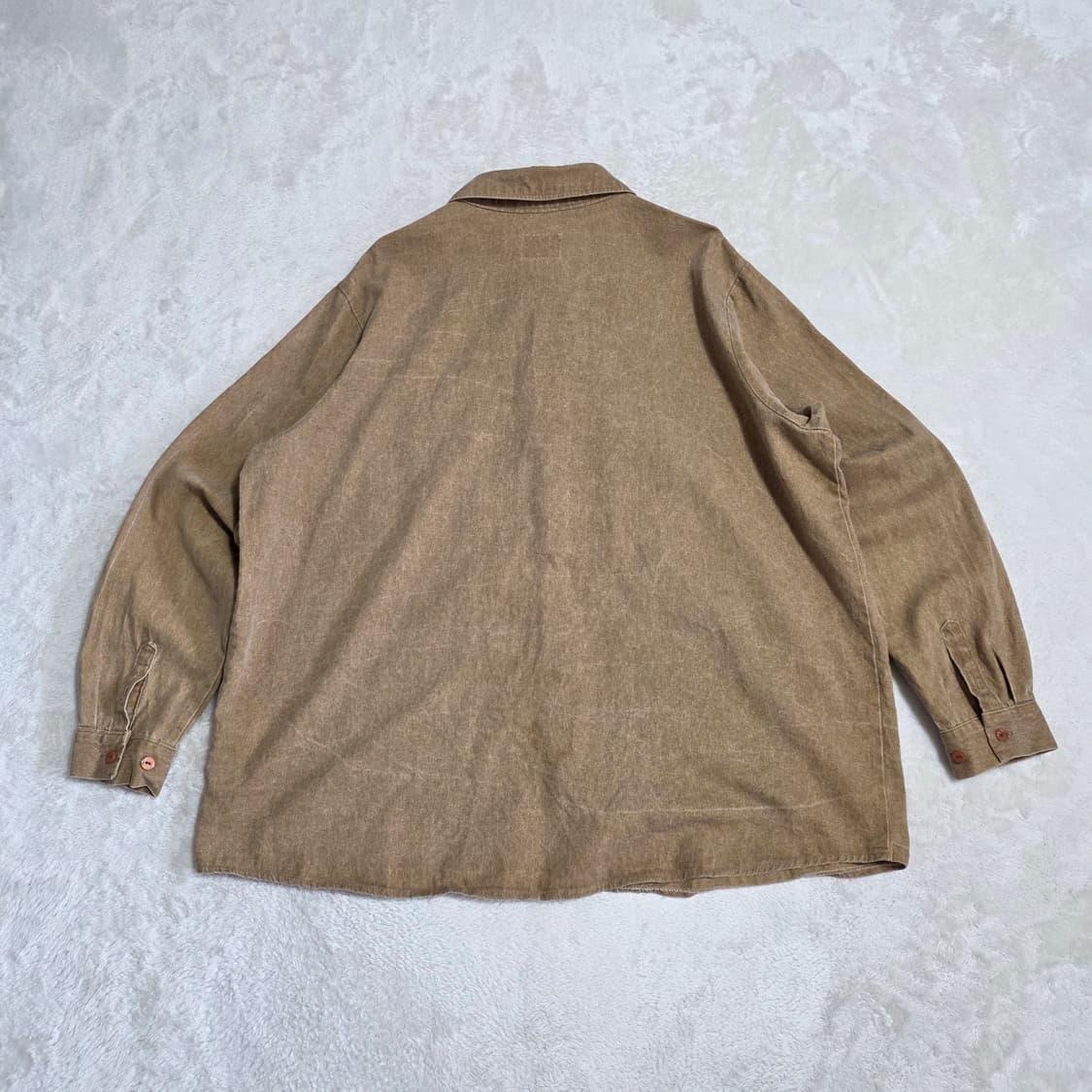 (L)퍼스텝 피그먼트 루즈핏 셔츠 상품이미지3