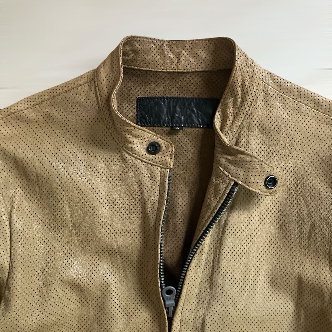 Isamu Katatama Punching Leather Jacket 상품이미지5