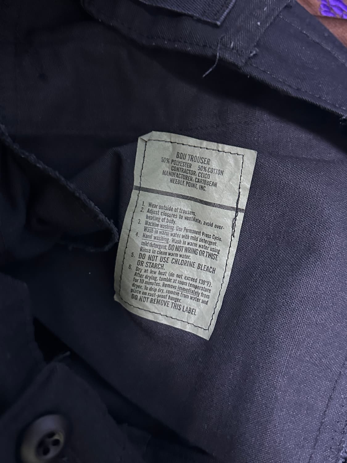 [M] 빈티지 BDU 밀리터리 카고 팬츠 상품이미지8