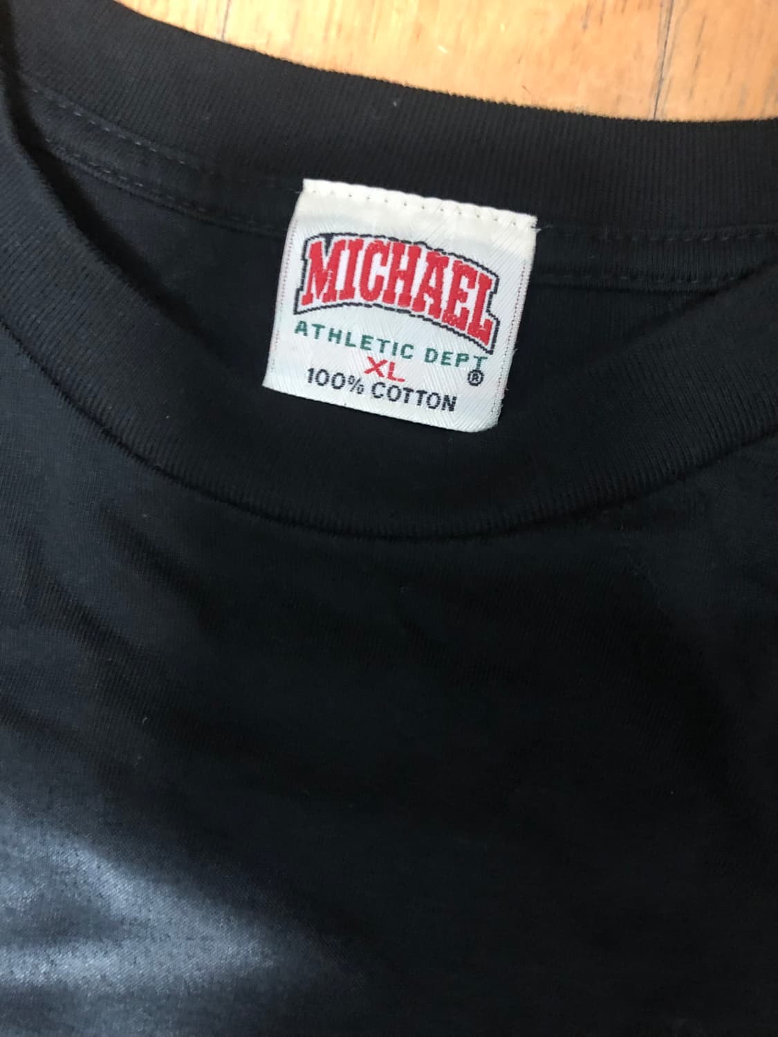 Michael 뽀빠이 문신 카드 락티셔츠 XL 상품이미지4