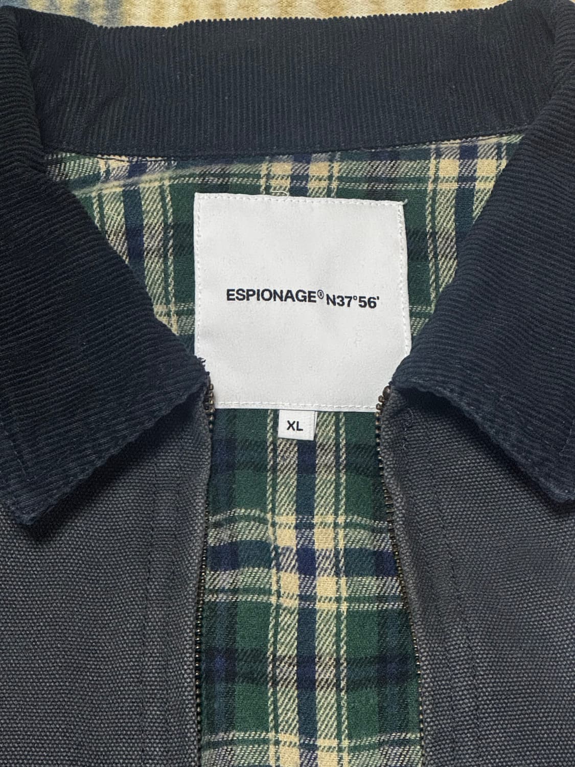 에스피오나지 캔버스 워크자켓 (차콜 네이비,XL) 상품이미지3