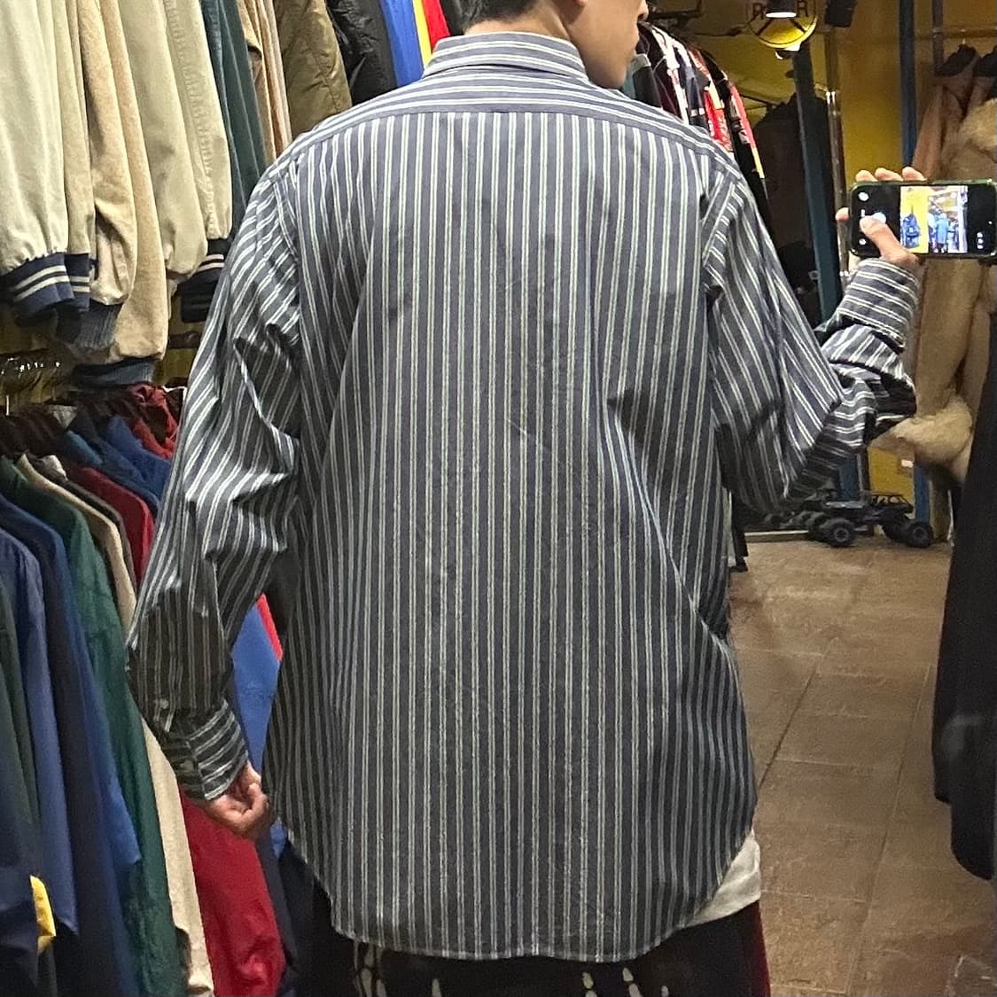 [HI] 폴로 랄프로렌 반팔셔츠 블랙그린 상품이미지5