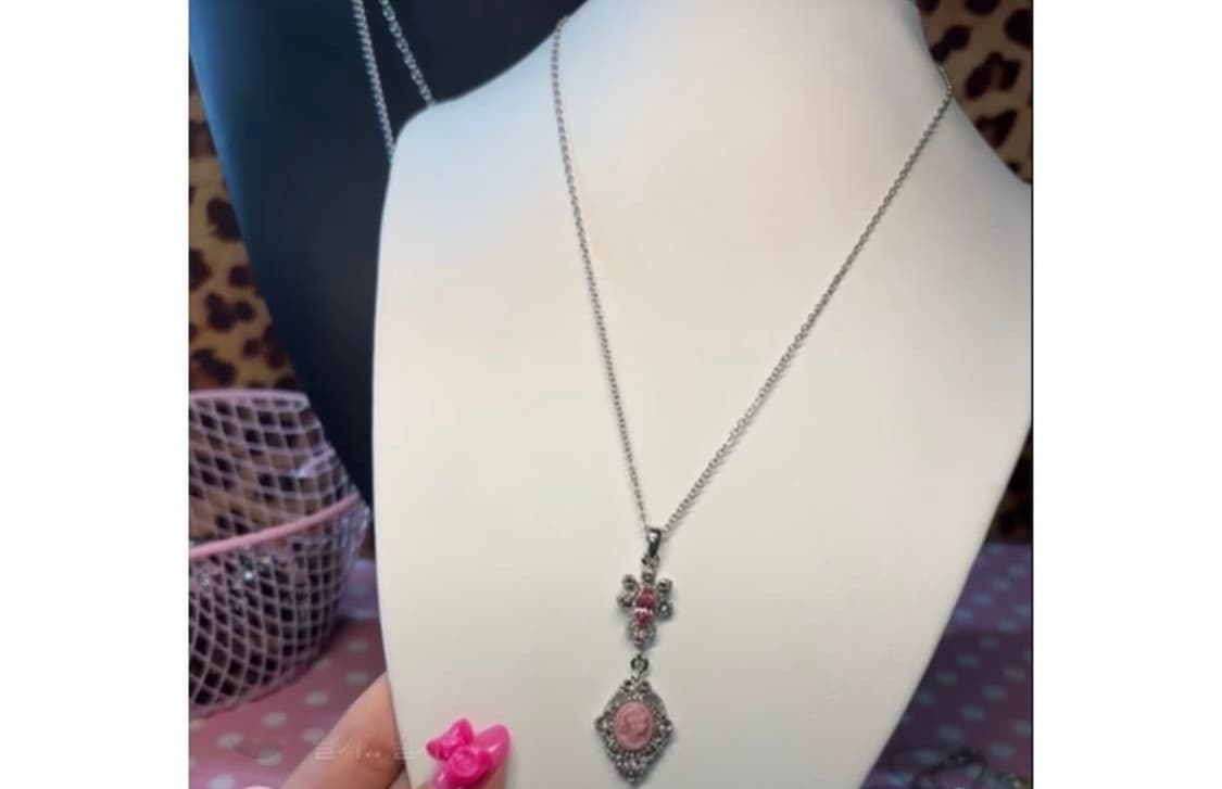 실버 갸루깔 목걸이  상품이미지2