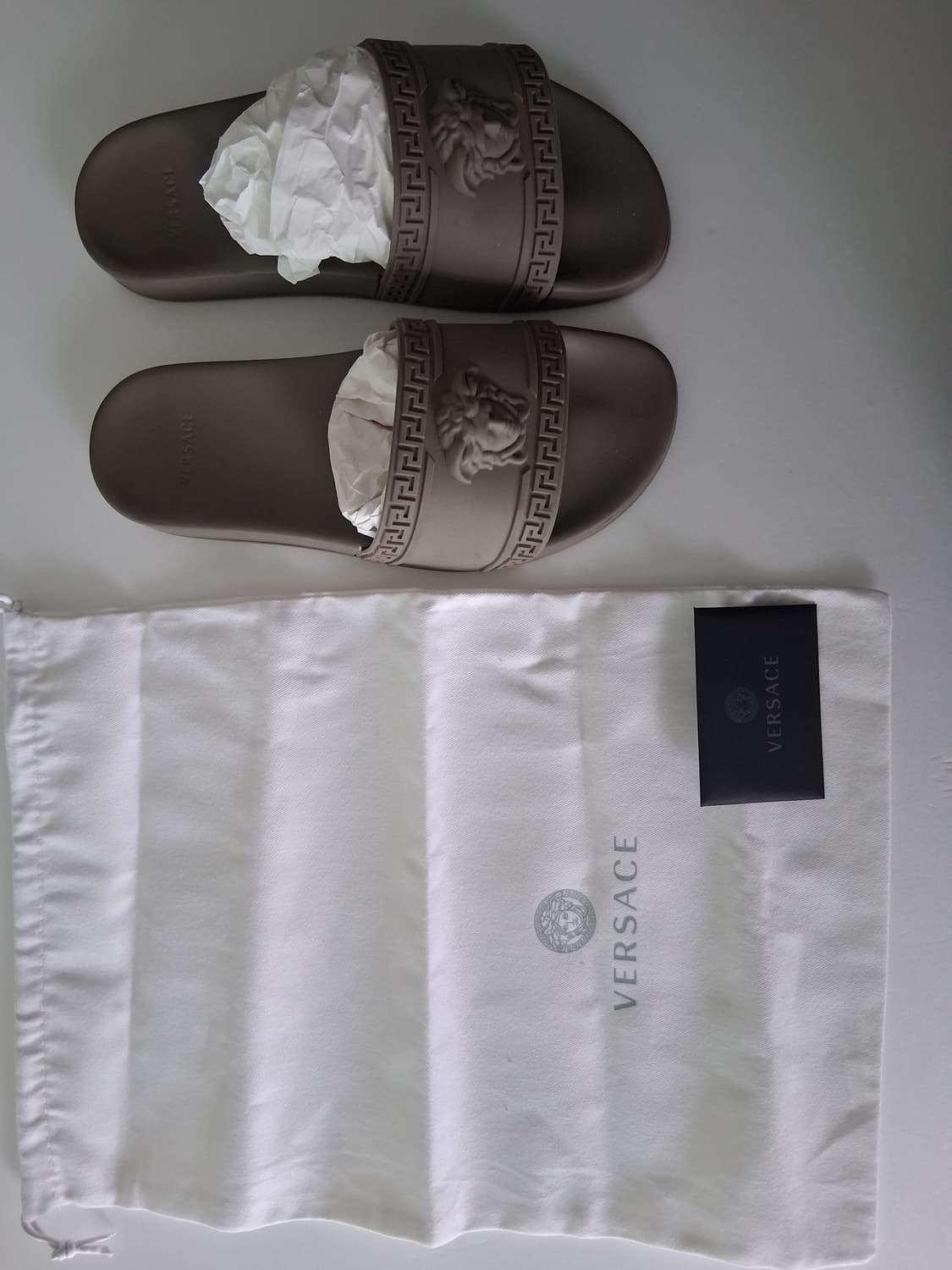Versace 베르사체 팔라쪼 메두사 슬리퍼 박스풀셋 상품이미지7