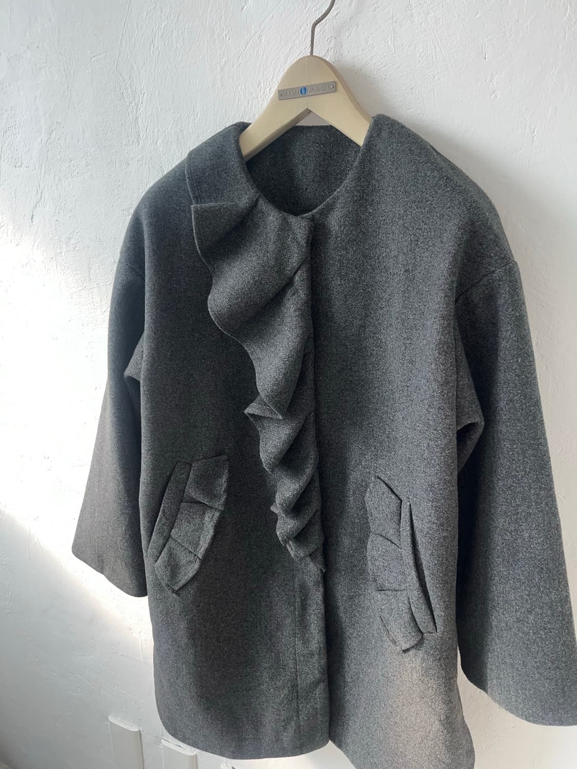 masami satomi 프릴 코트 상품이미지3