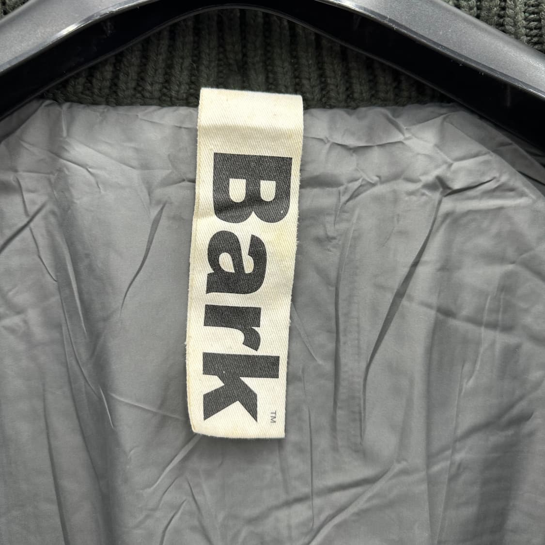 95 BARK 바크 남자 웰론 울 하프 니트패딩 상품이미지4