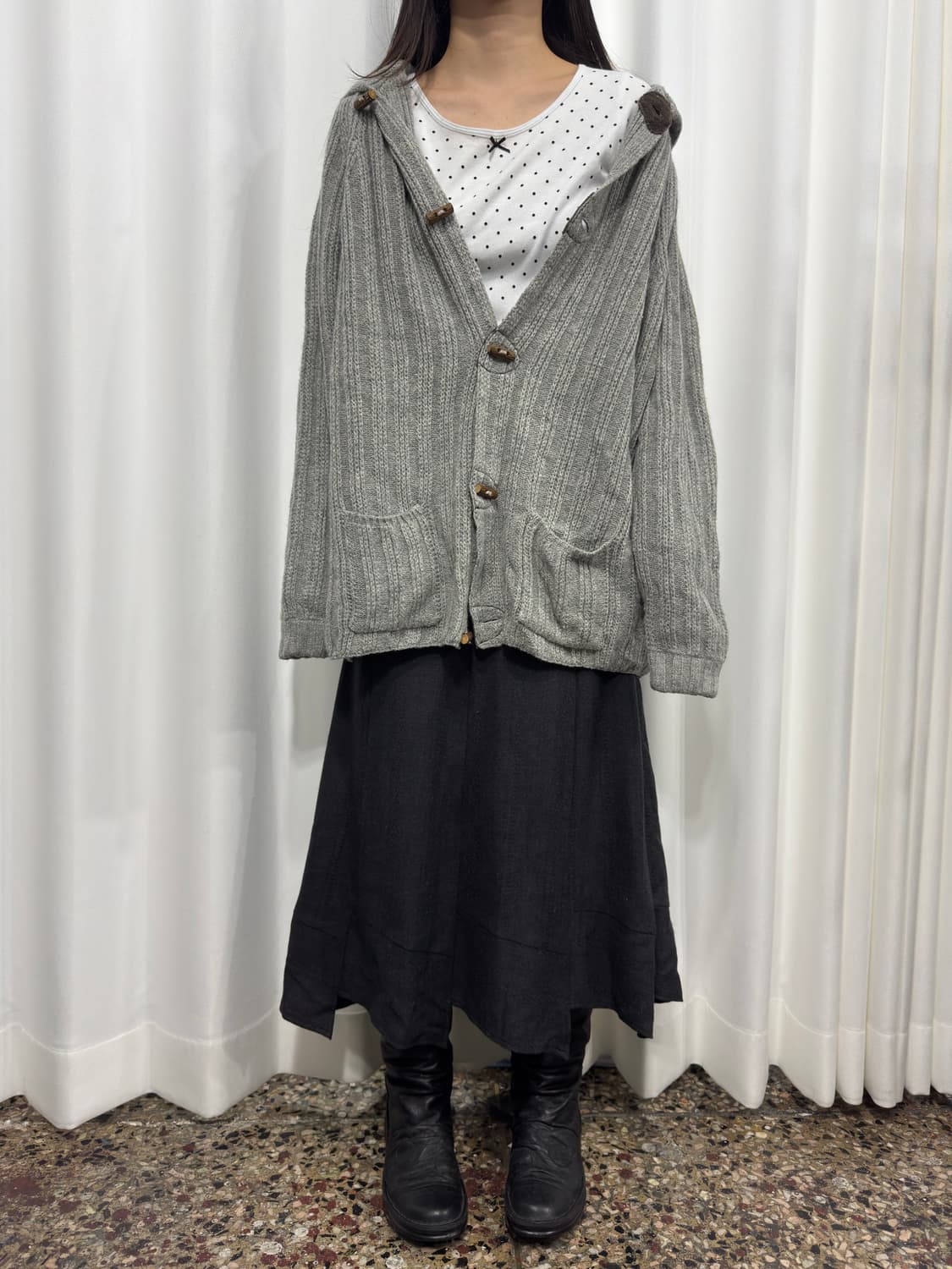 nicole club duffle wool cardigan 상품이미지2