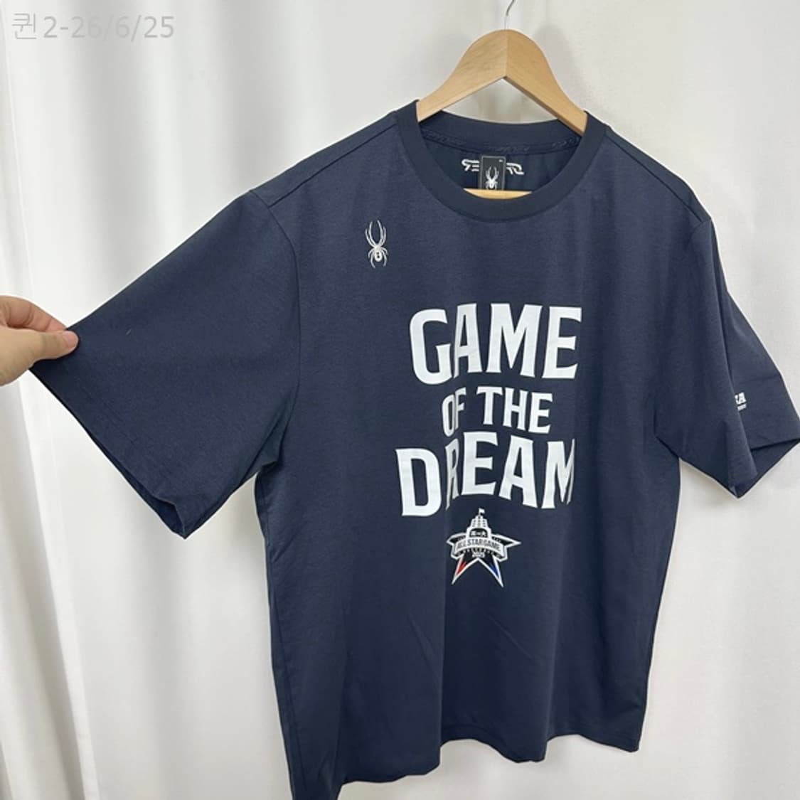 스파이더 남자 스판짱 반팔티 빅사이즈 네이비 xxl (110) 상품이미지4