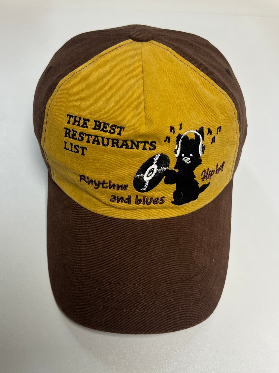 [OS] 수이봄 디제잉 브로디 볼캡 머스타드 옐로우 브라운 상품이미지1
