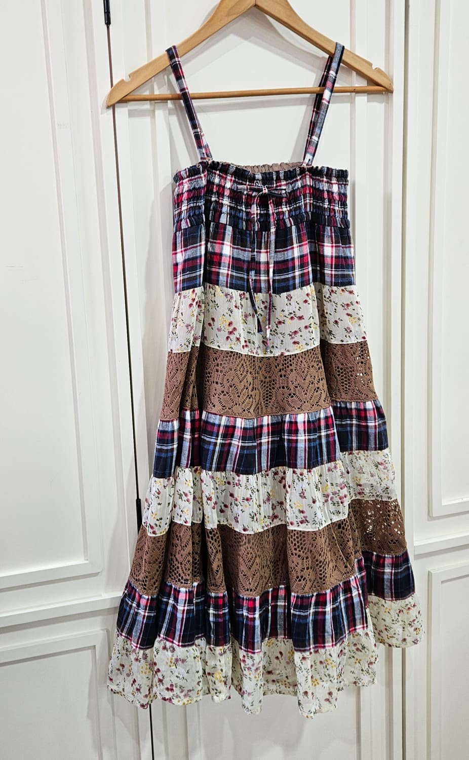 클레 드 솔(CLEF DE SOL) 패치워크 원피스 상품이미지2