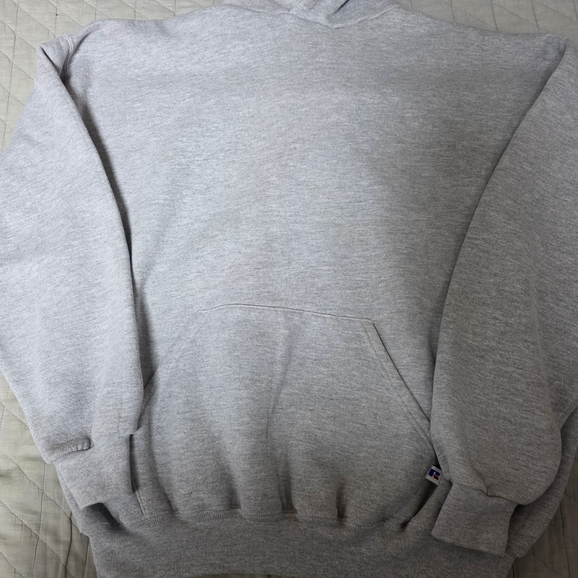 [XXL] 90s 빈티지 러셀 애슬레틱 후드 라이트 그레이 굿컨디션 상품이미지2