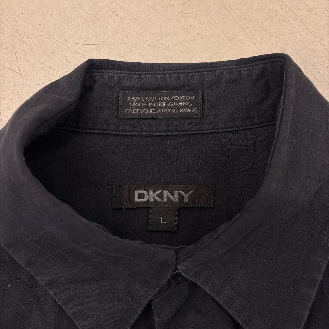 Dkny 블랙 코튼 셔츠 상품이미지3