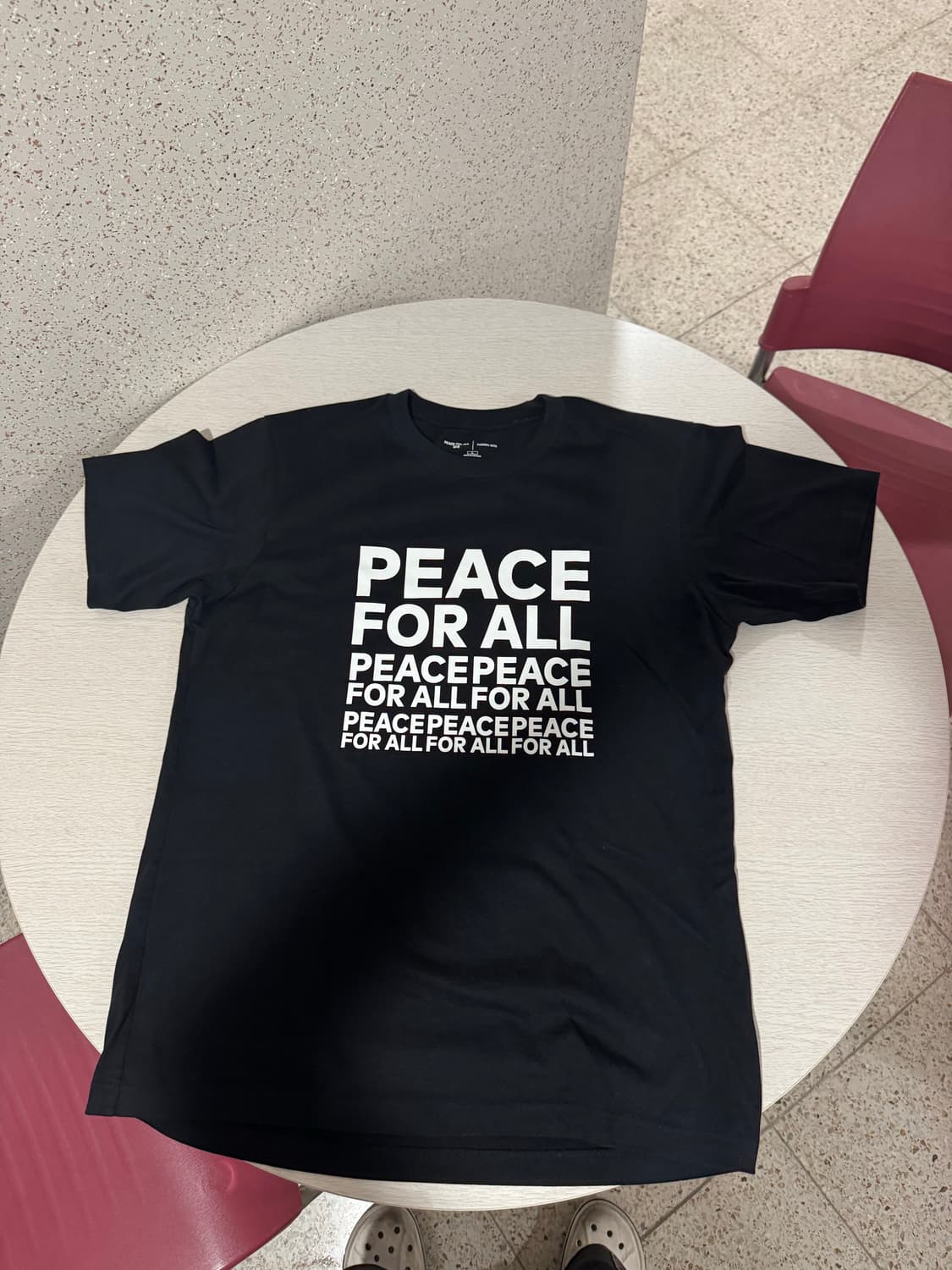 유니클로 PEACE FOR ALL 티셔츠 L 상품이미지3