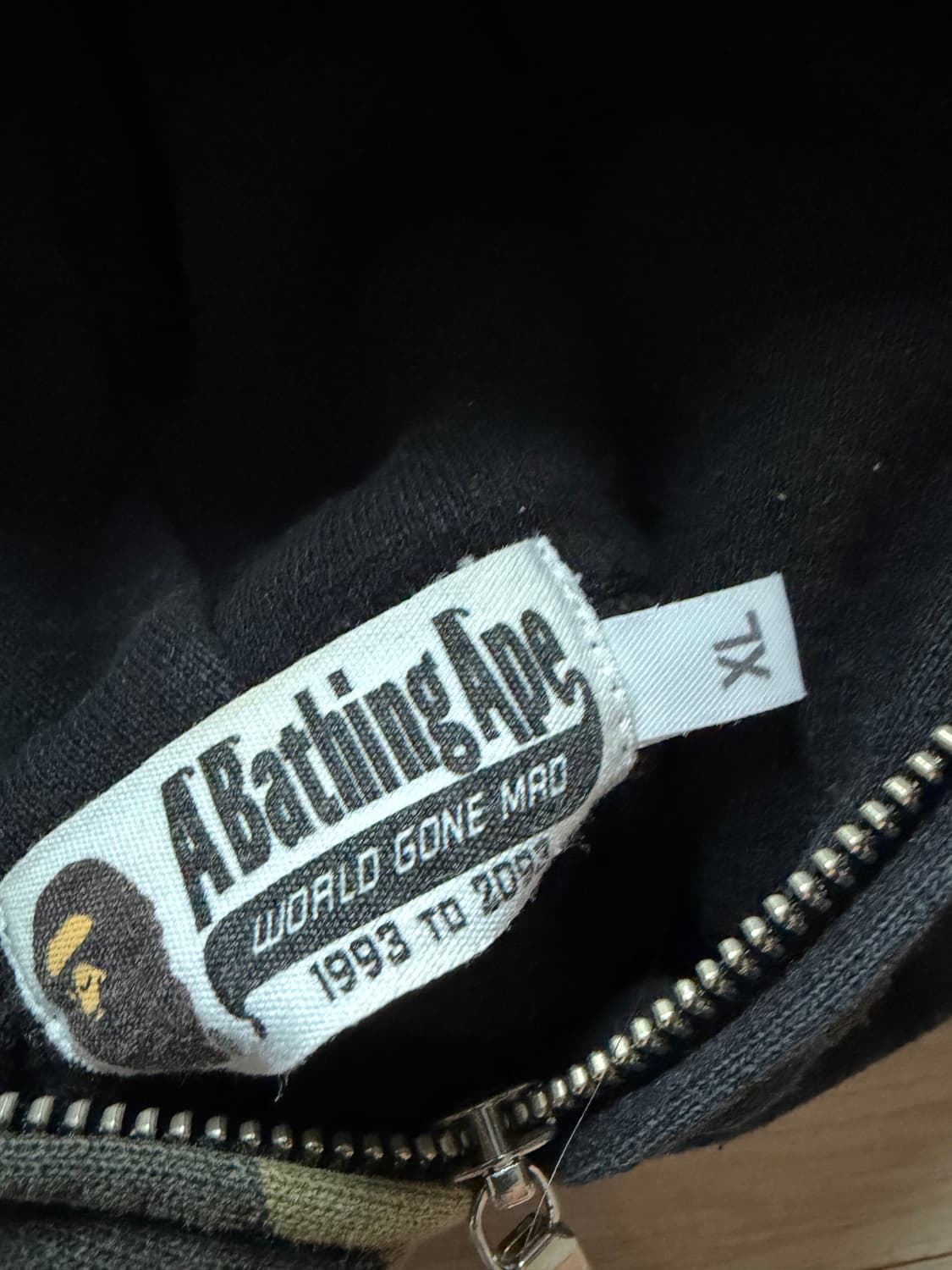 베이프 반카모 샤크 후드집업 XL 상품이미지4