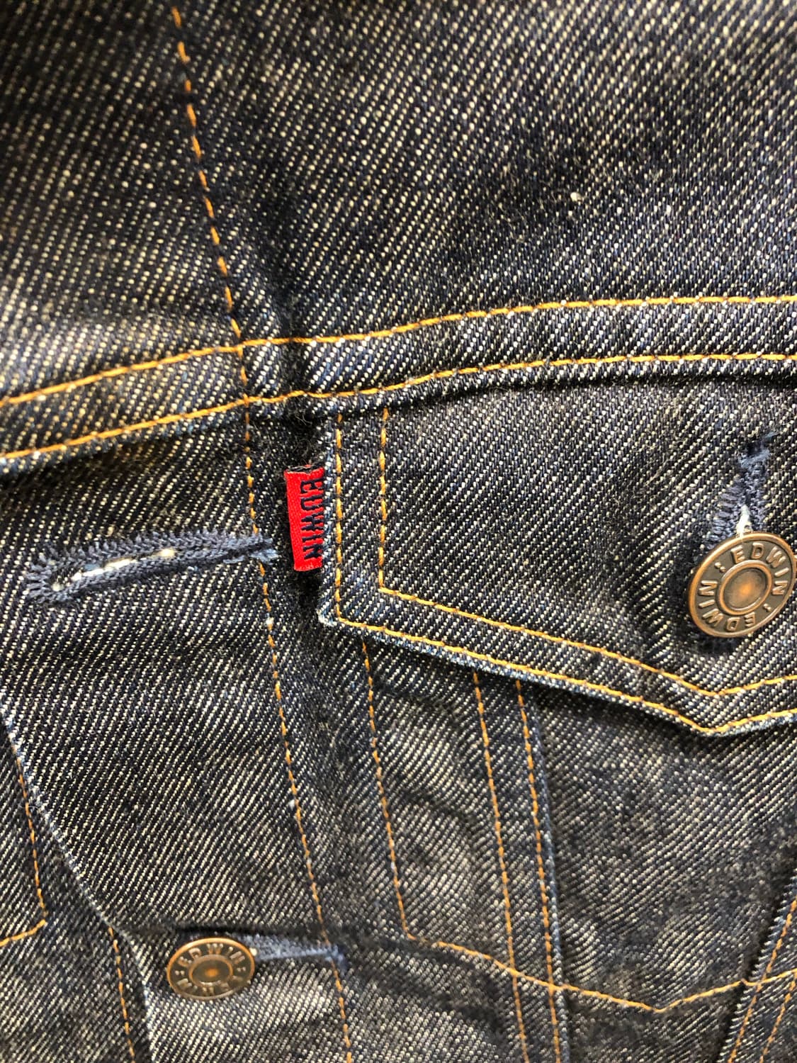 에드윈 데님 트러커 자켓 상품이미지4