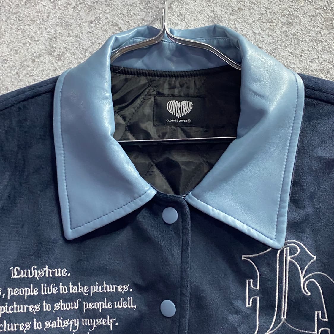 러브이즈트루 패치플레이 스타디움 바시티 B3707  상품이미지3