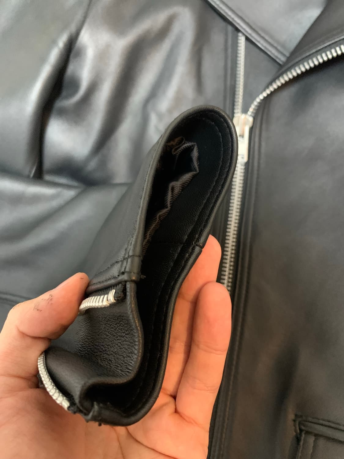 도프제이슨 양가죽 더블라이더 자켓 상품이미지7