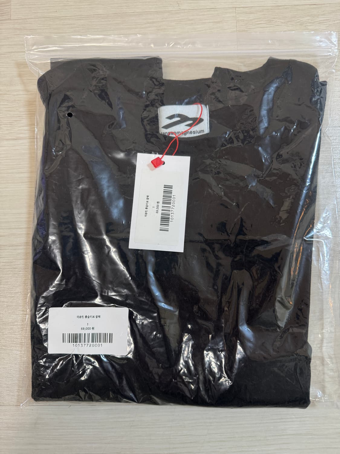 탄산마그네슘 마운틴 롱슬리브 블랙 상품이미지4