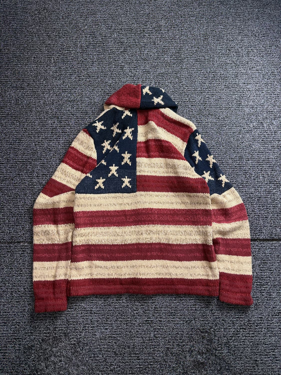 폴로 랄프로렌 데님엔서플라이 성조기 숄카라 니트 가디건 2604 상품이미지4