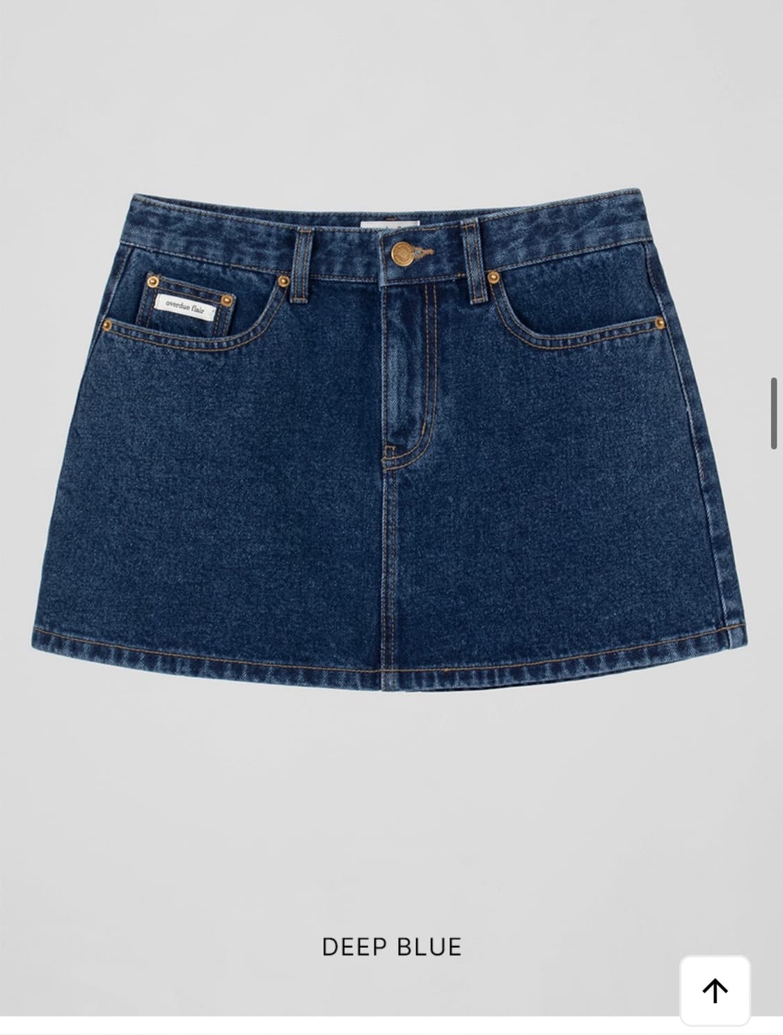 오버듀플레어 데님 미니스커트 청치마 상품이미지3
