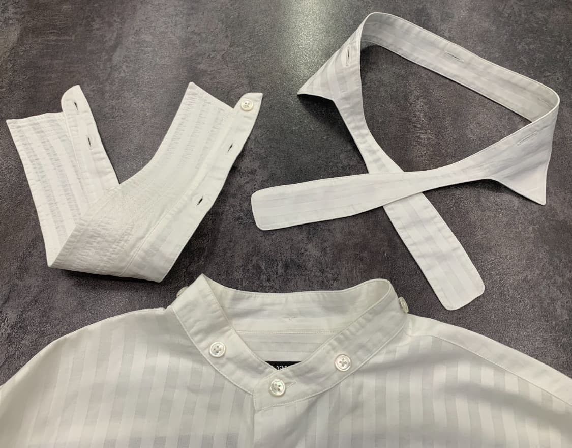 ANN DEMEULEMEESTER 앤 드뮐미스터 디테쳐블 셔츠 상품이미지4