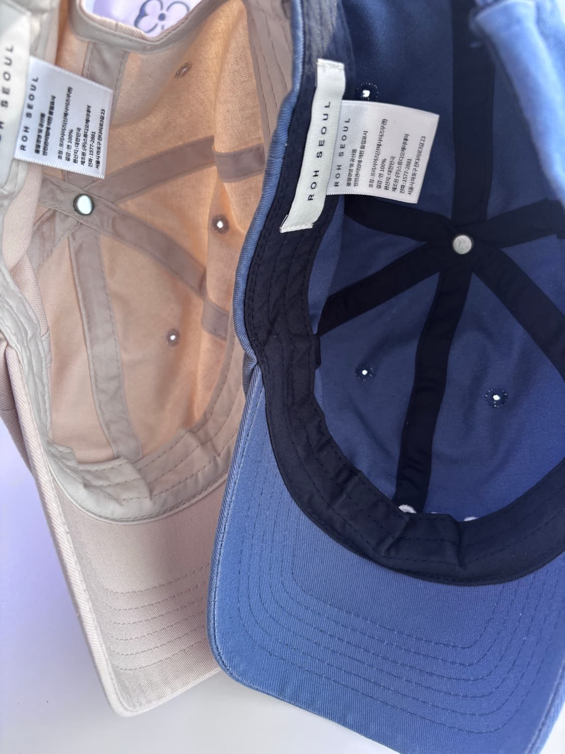 로서울모자 베이지 , 블루  상품이미지4