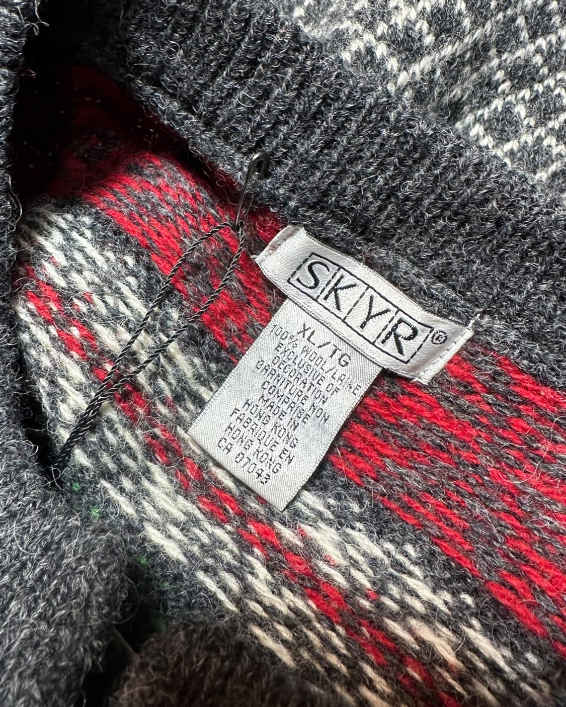 Old 노르웨이 울 노르딕 니트 스웨터 상품이미지7