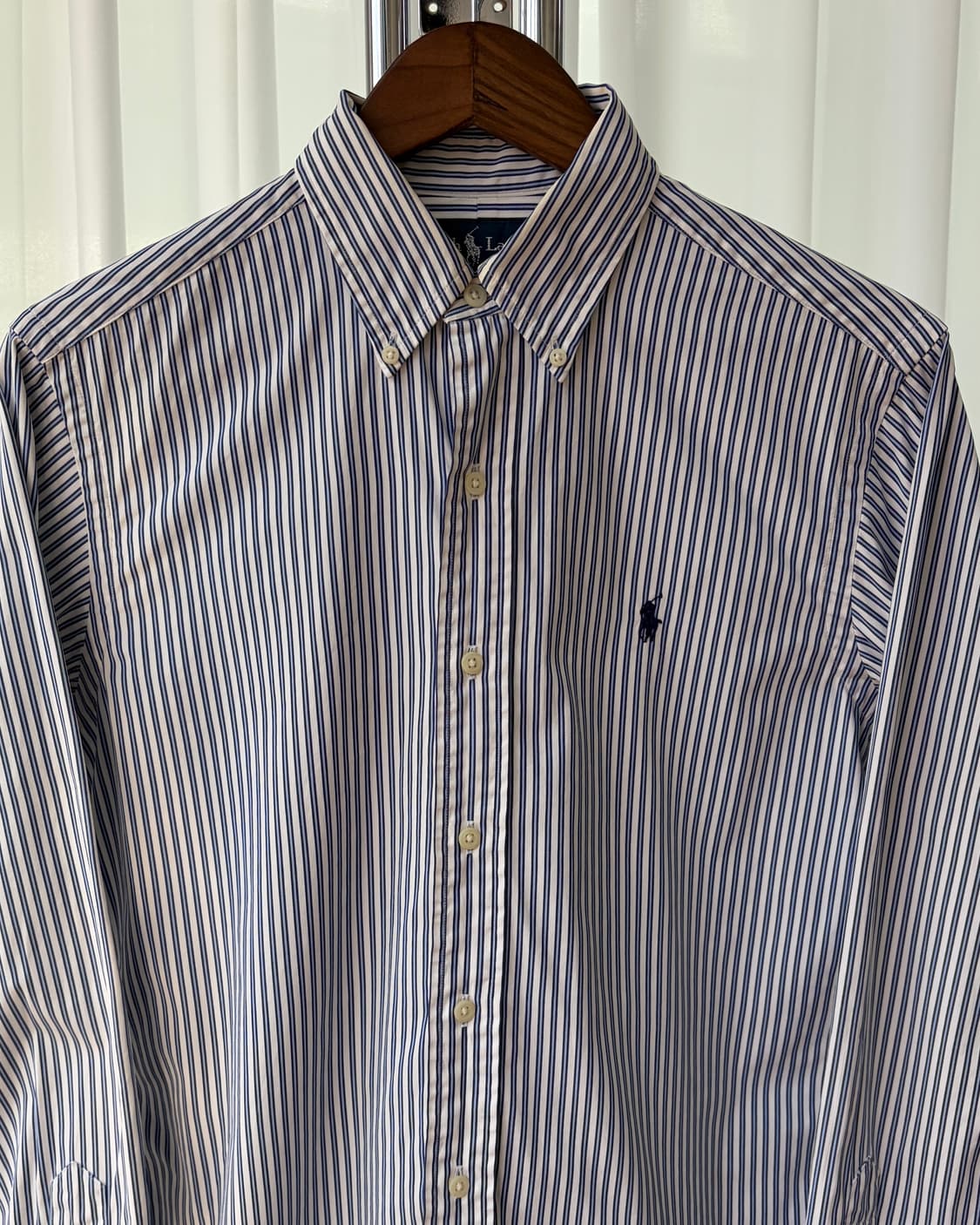 [S-M]폴로 랄프로렌 클래식핏 스트라이프 포플린 셔츠 상품이미지5