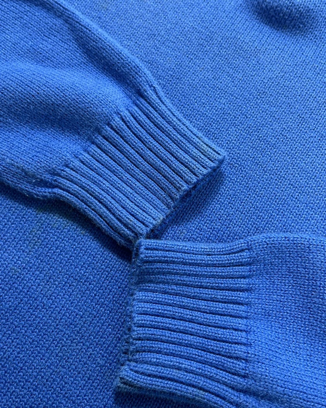 폴로 랄프로렌 블루 하프 니트집업 상품이미지4