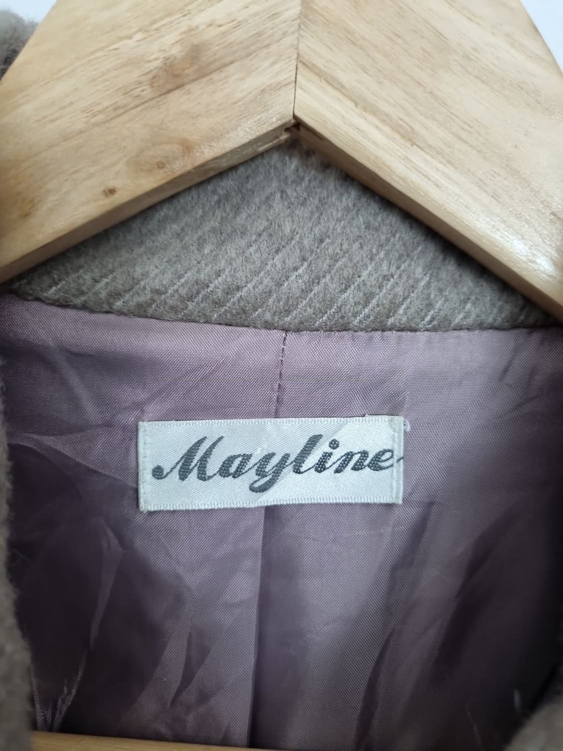 MAYLINE 베이지 벨트 숏코트 상품이미지7