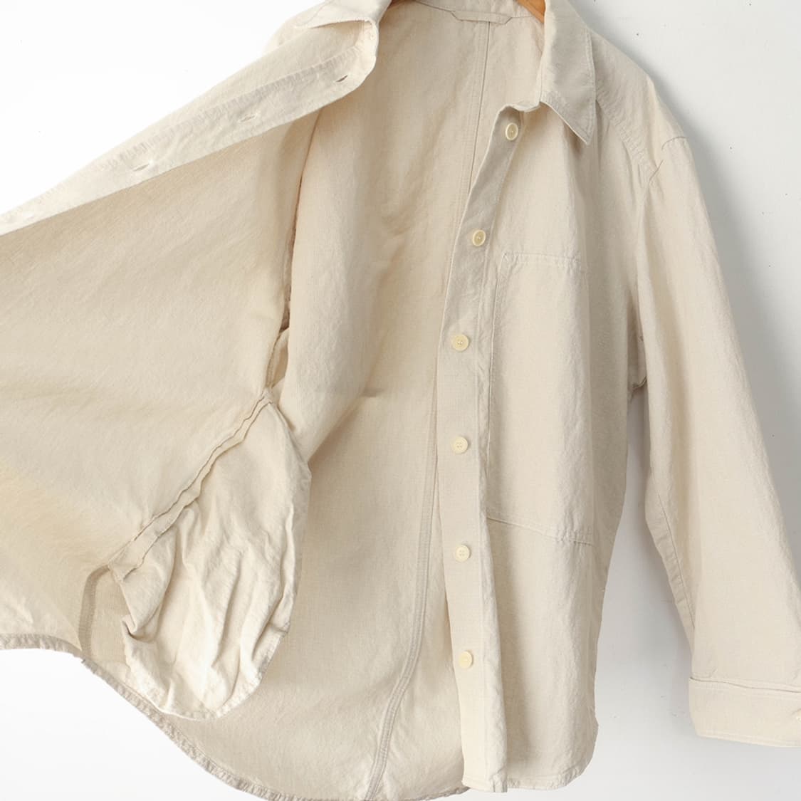 66/비이커 코튼린넨 셔츠자켓 상품이미지6
