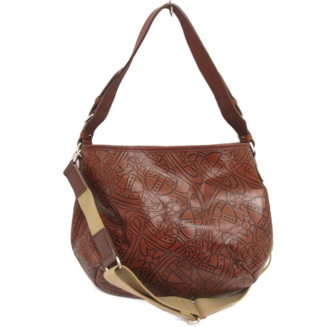 비비안 웨스트우드 로고패턴 가죽 숄더백 크로스백 상품이미지1