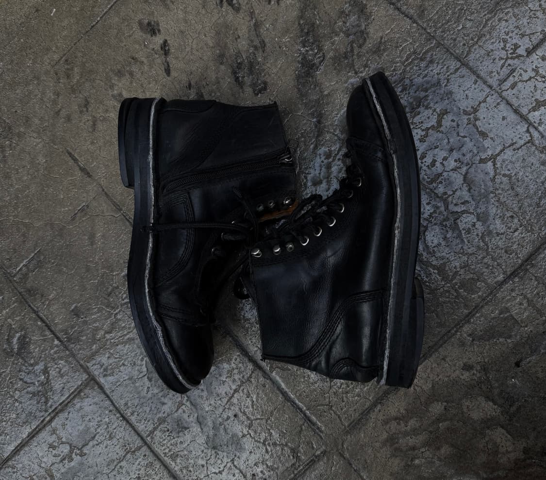 요지야마모토 뿌르옴므 페스너 바이커 부츠 상품이미지5