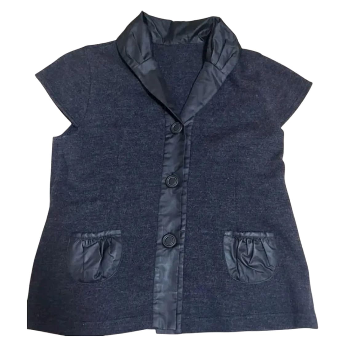 빈티지 울 니트 베스트 상품이미지1