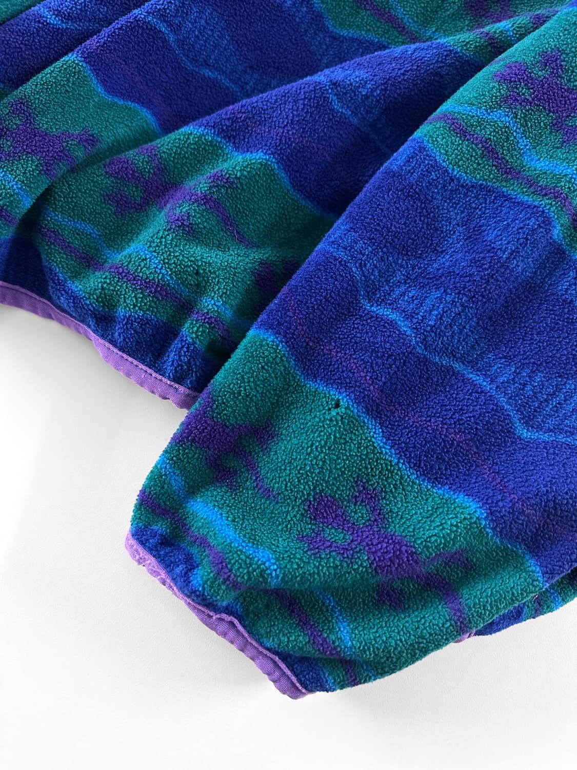 90s 빈티지 엘엘빈 애니멀 모티브 패턴 스냅 플리스 상품이미지10