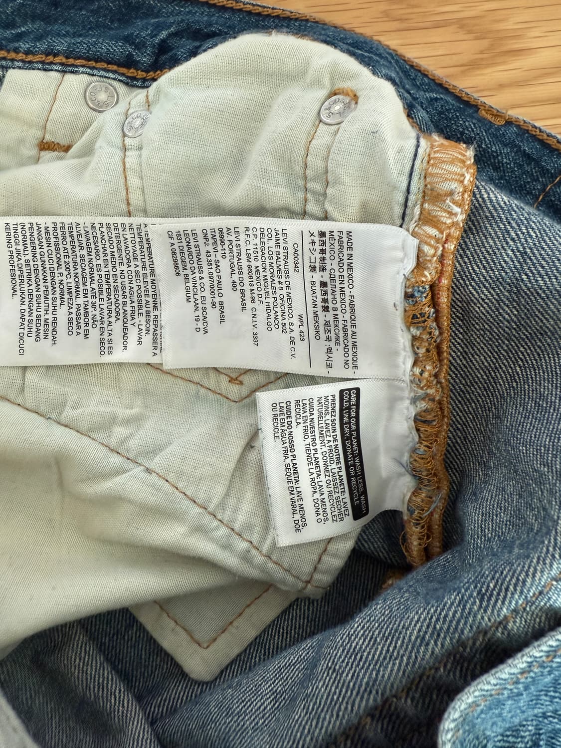리바이스(Levi's) 501 데님 상품이미지9