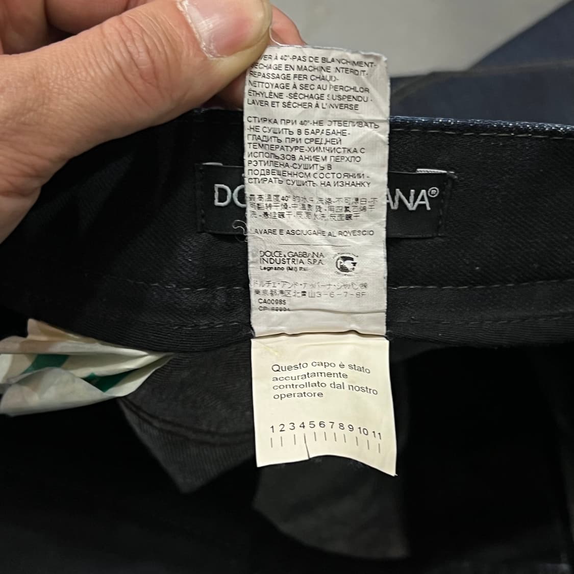  돌체앤가바나 은장 데님 팬츠 +명품감정서 y16273 상품이미지7