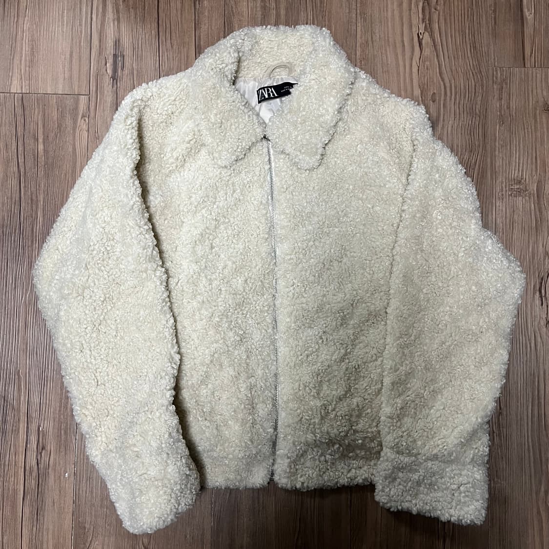 [Zara] 자라 화이트 퍼자켓 상품이미지3