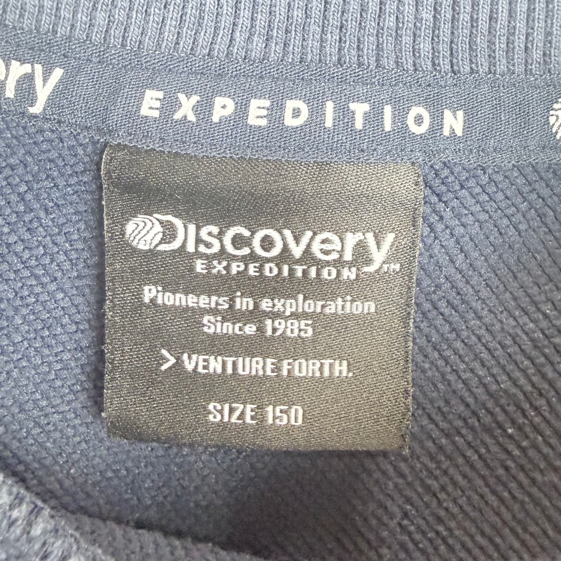 (150) 디스커버리 키즈/우먼스 아웃도어 그래픽 맨투맨 네이비 상품이미지4
