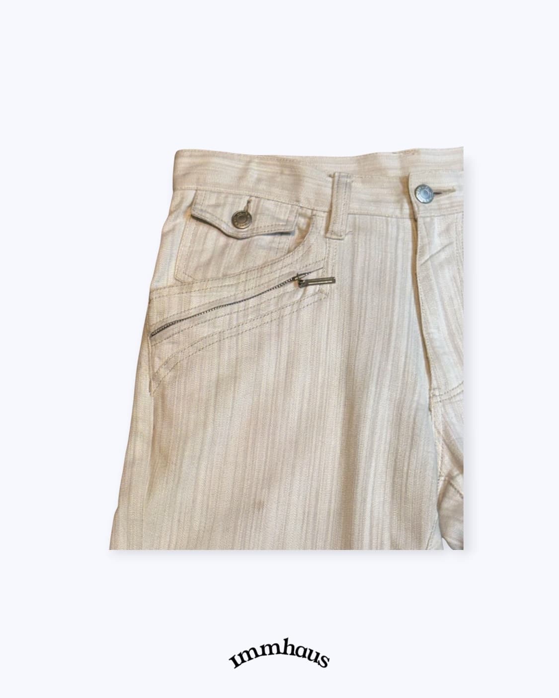 Linen zip detail pants 상품이미지3