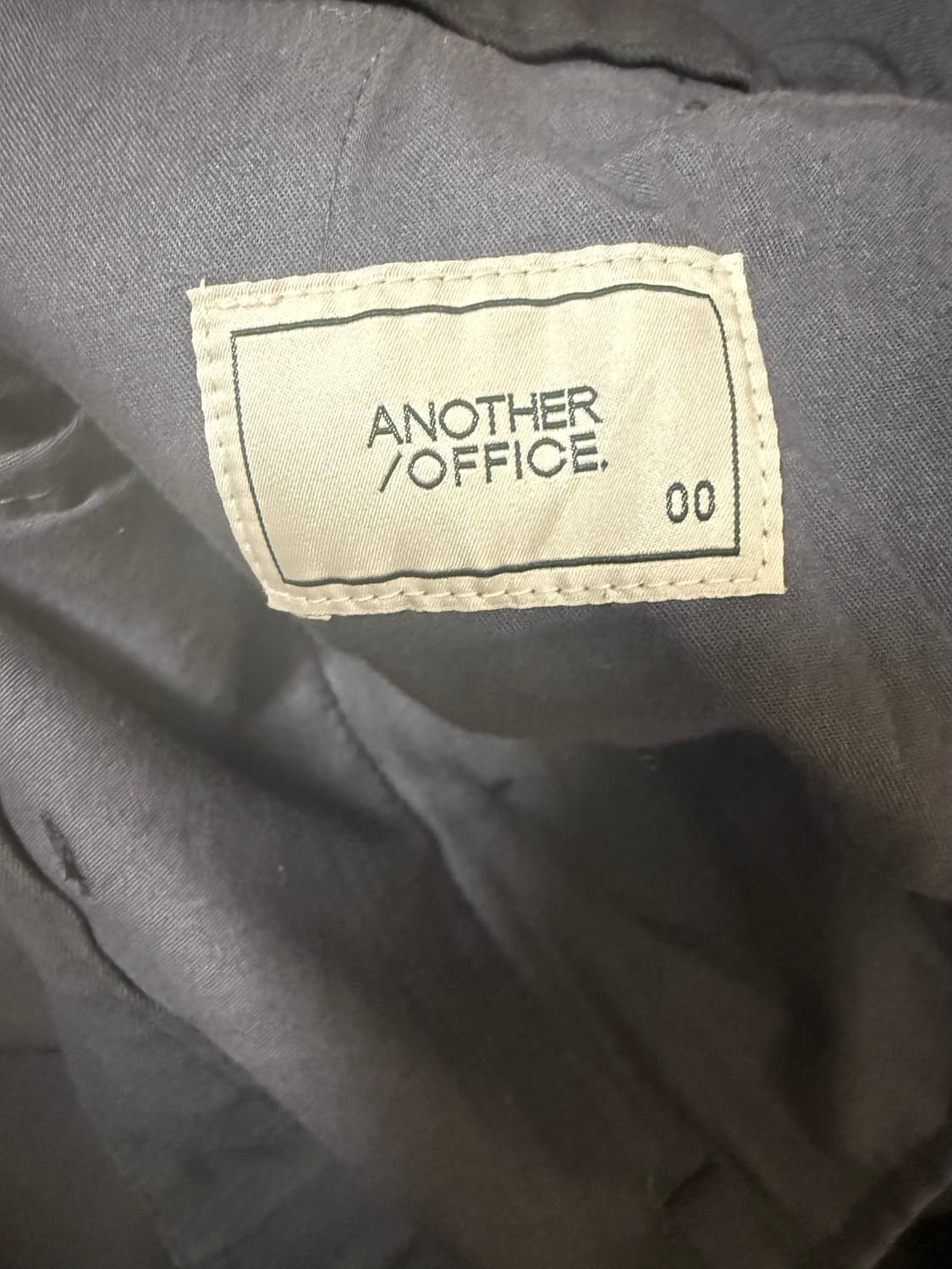 어나더오피스 22AW 산티아고 슬랙스 스탠다드 (차콜) 00사이즈 상품이미지4