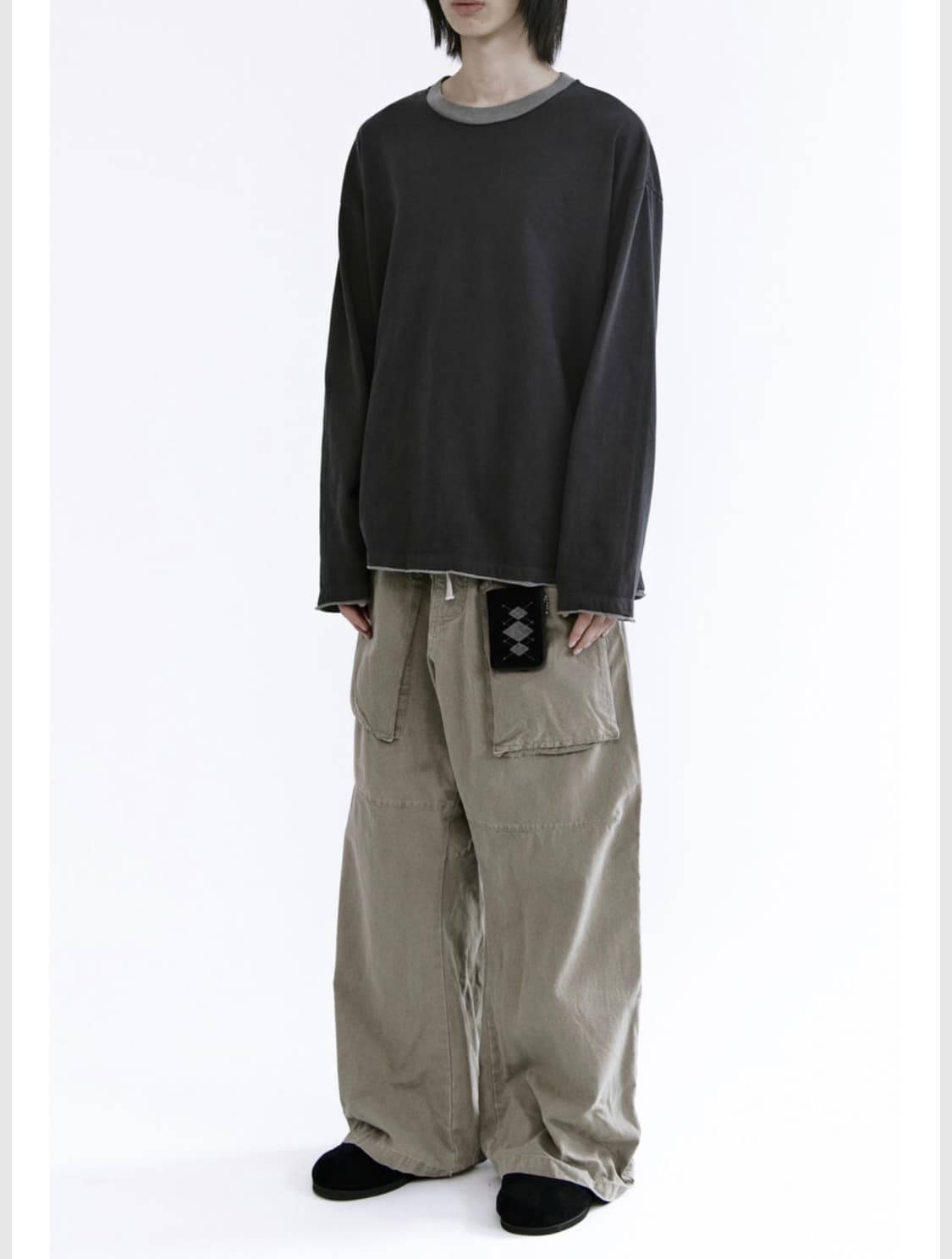 painter pajama pants - beige 상품이미지2