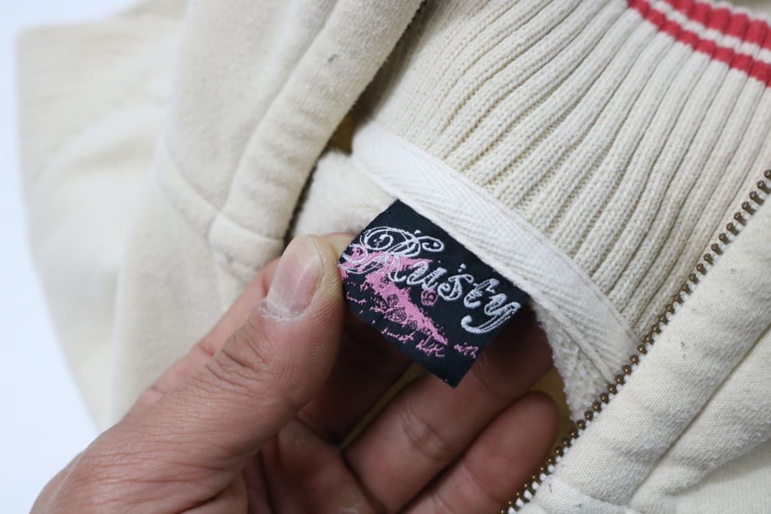 RUSTY 루스티 빈티지 니트 슬리브 하이넥 집업 자켓 (M-L) 상품이미지10