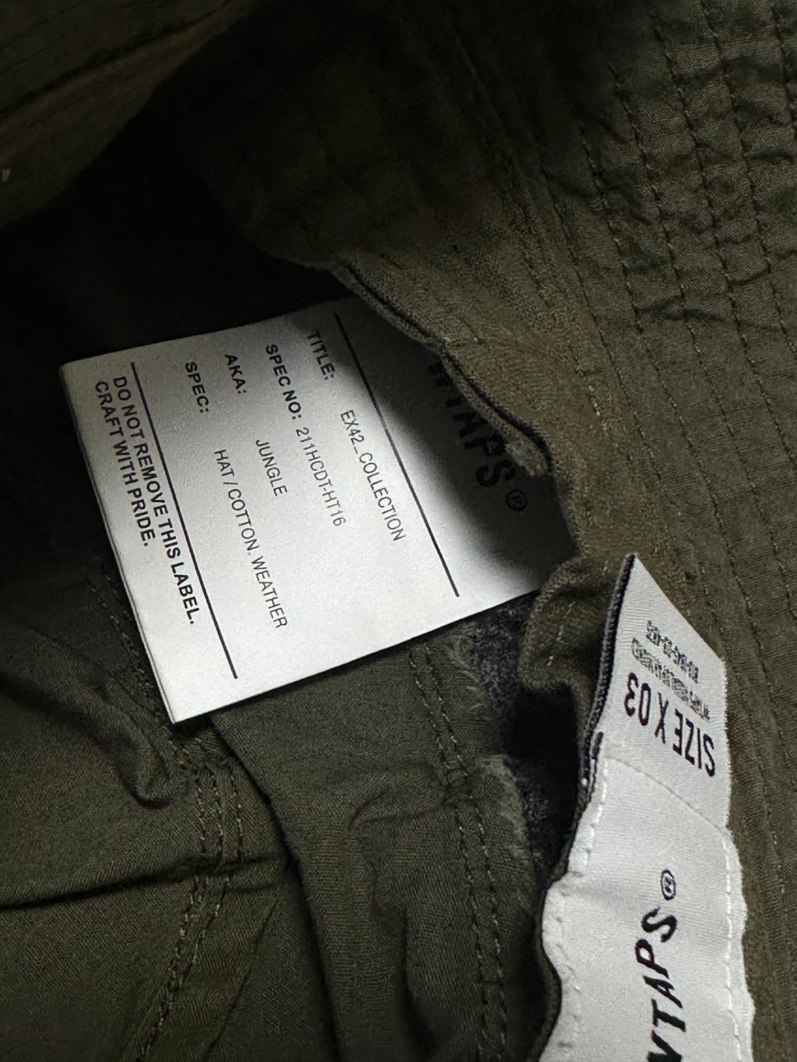 더블탭스 버킷햇 상품이미지3