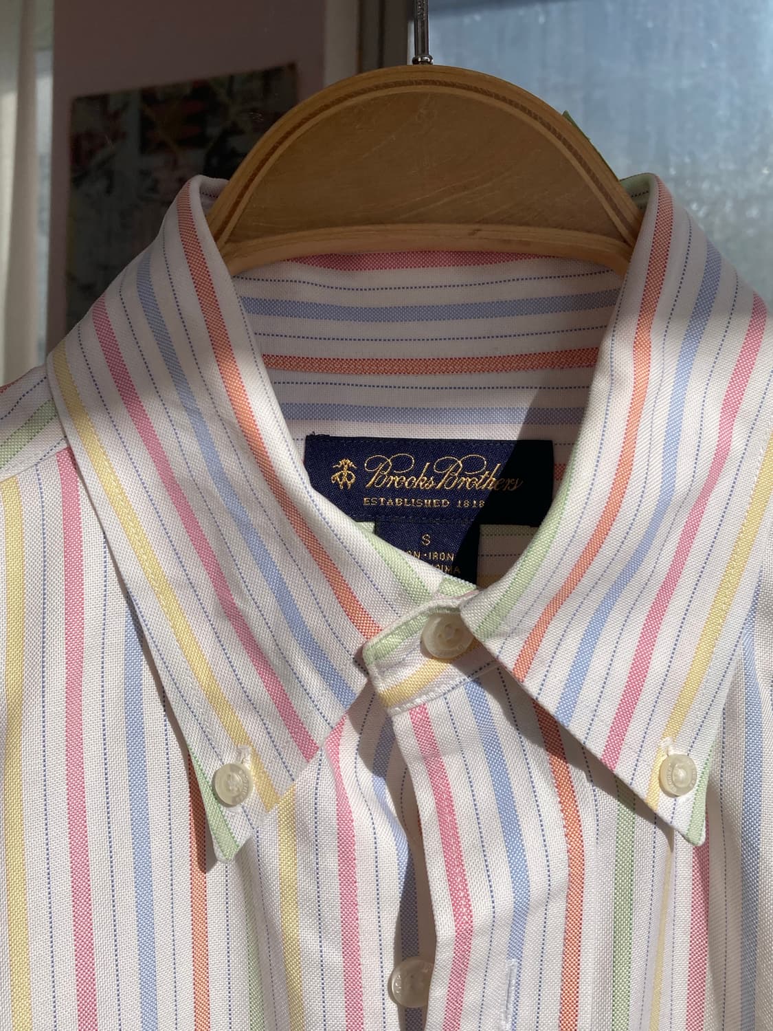 브룩스브라더스  Brooks Brothers  스트라이프 반팔 셔츠 상품이미지3