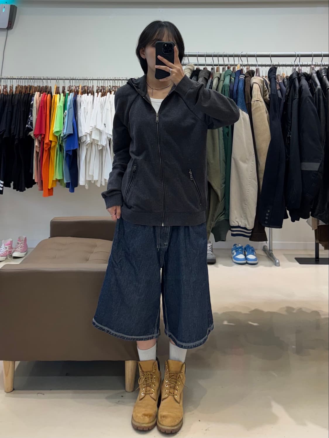 프라다 하이브리드 후드 자켓 상품이미지8